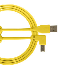 UDG Ultimate Audio Cable USB 2.0 A-B Yellow Angled 1 m