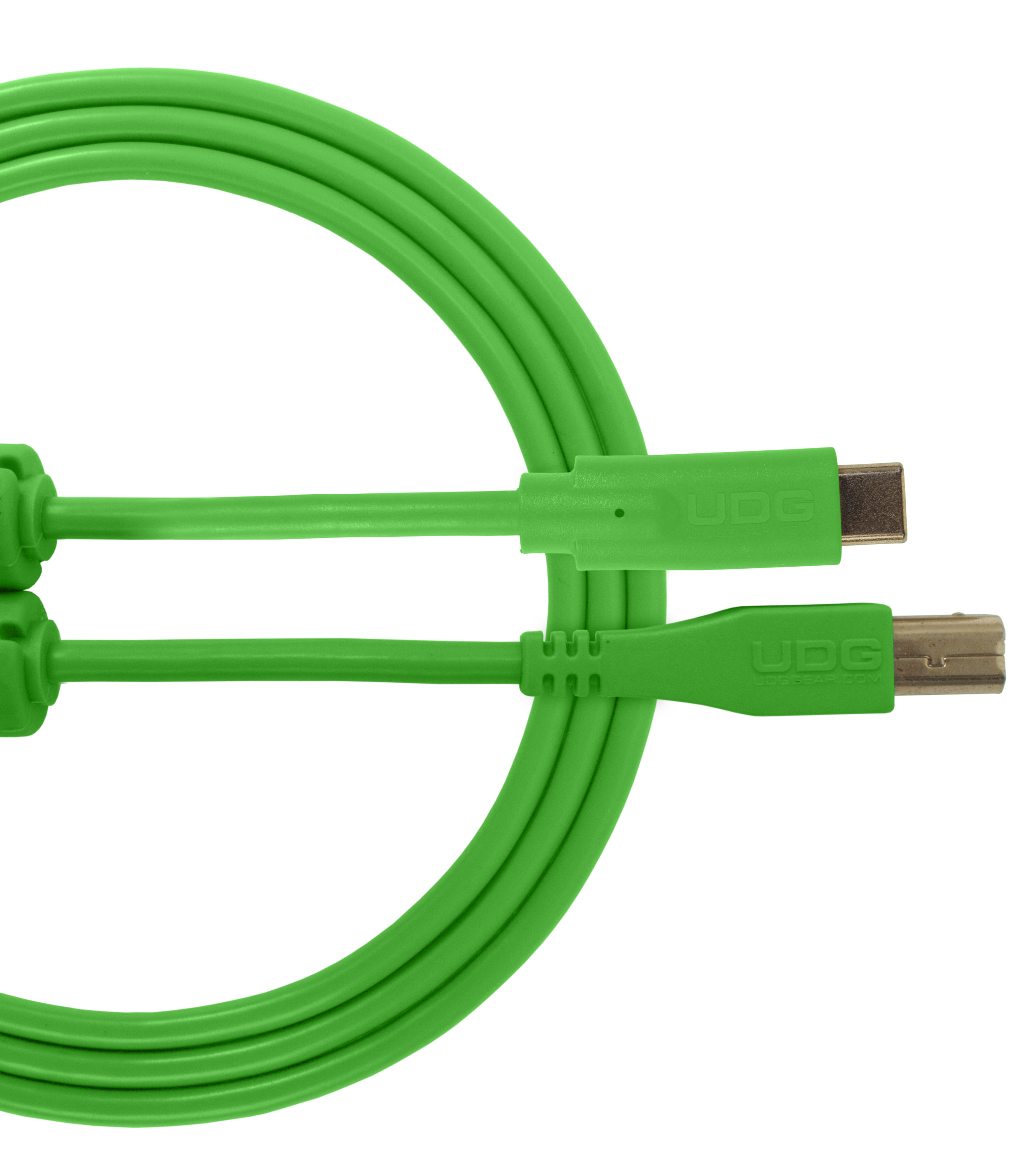 UDG Ultimate Audio Cable USB 2.0 С-B Green Straight 1.5 m