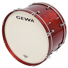 GEWA Marching Bass Drum 26x14" Red